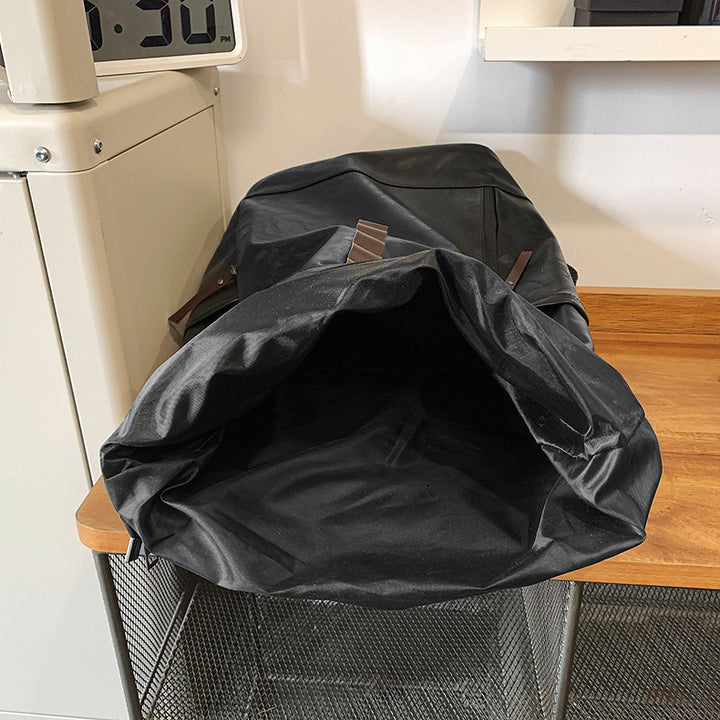Casual Leather Backpack Bowlift