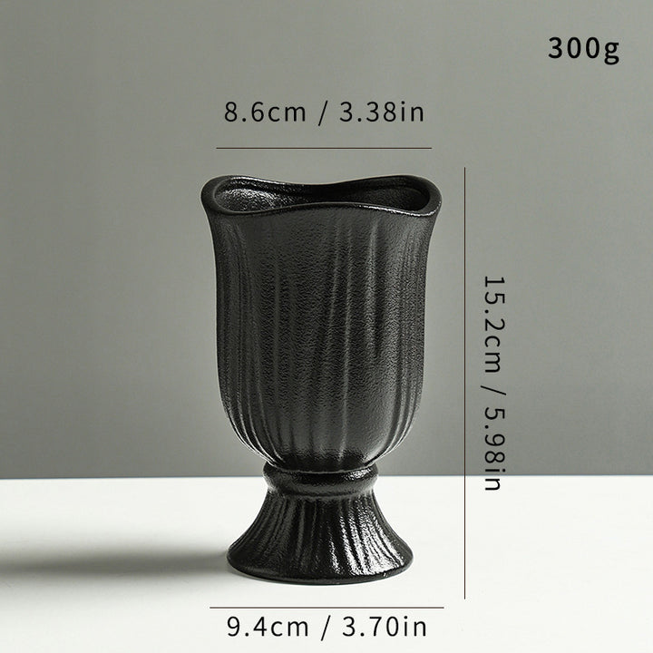 Elegant Woven Ceramic Flower Vase