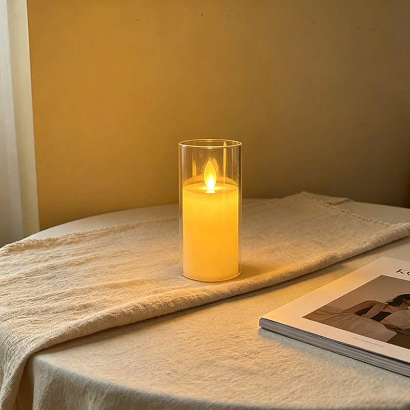 LED Scented Candle with Flame Effect Bowlift