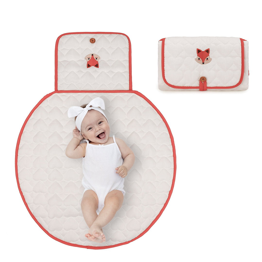 Changing mat with sweet bee motif Bowlift