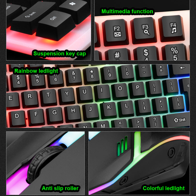 RGB Mechanical Gaming Keyboard with Customizable Backlighting Bowlift