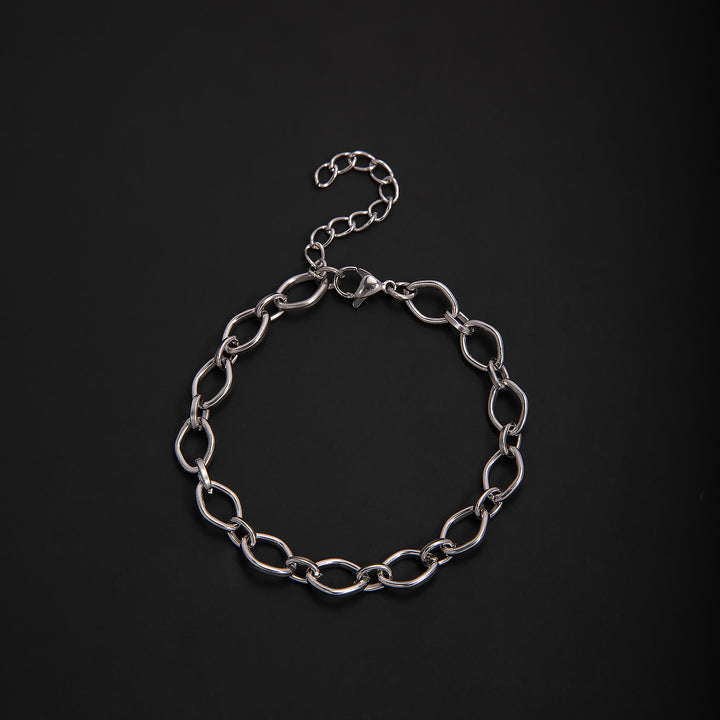 Textured Chain Link Bracelet Bowlift