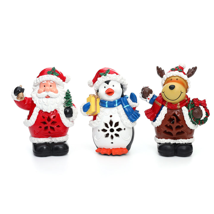Decorative LED Santa Figurine Bowlift