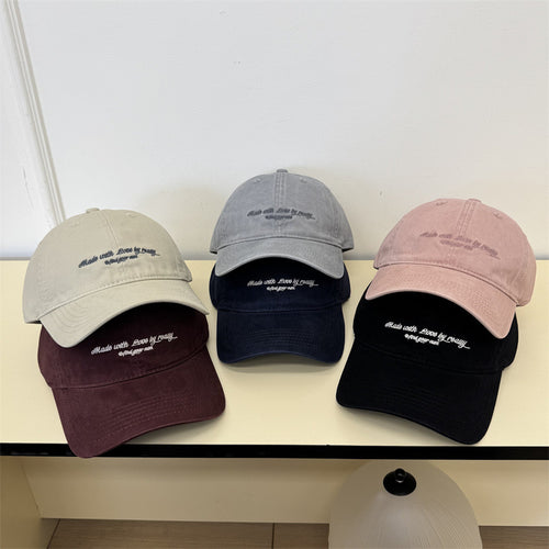 Women's Casual Cotton Baseball Cap Bowlift