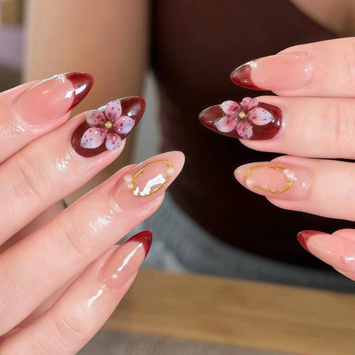 Floral Articulated Press-On Nail Collection