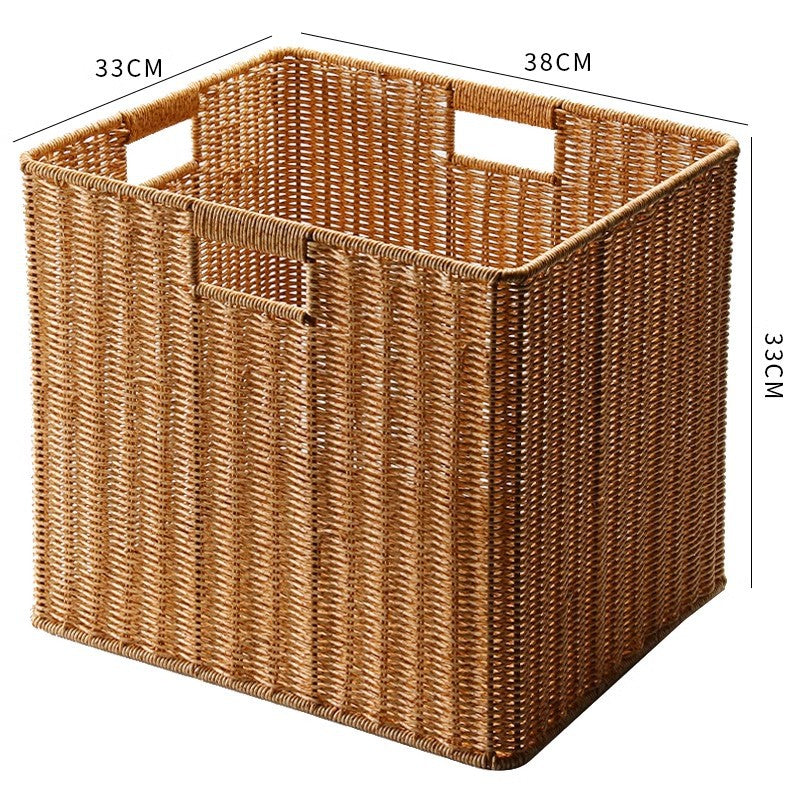 Rectangular Woven Storage Basket Bowlift