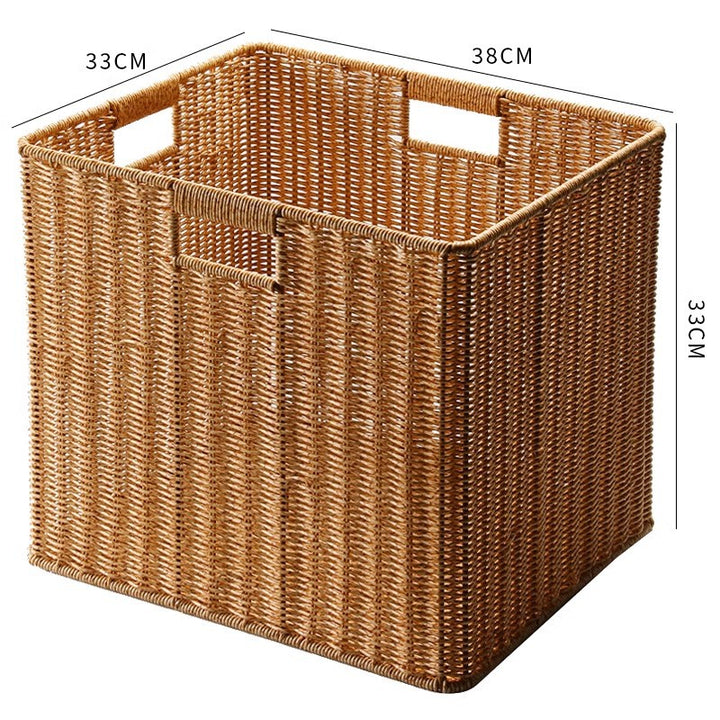 Rectangular Woven Storage Basket Bowlift