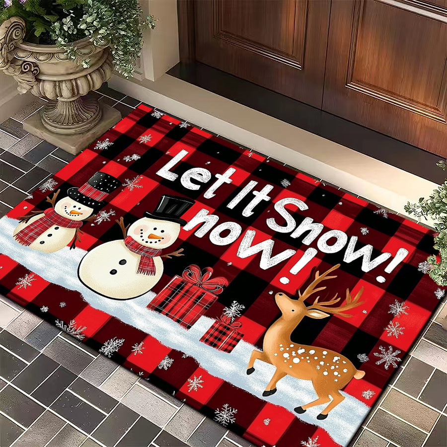 Festive Seasonal Welcome Mat