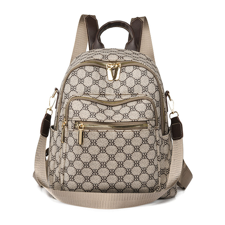 Chic Multi-Pocket Quilted Backpack Bowlift