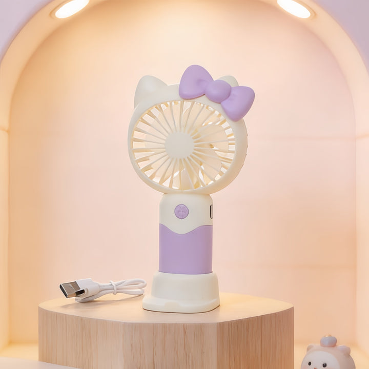 Ladies Portable Mini Fan Bowlift