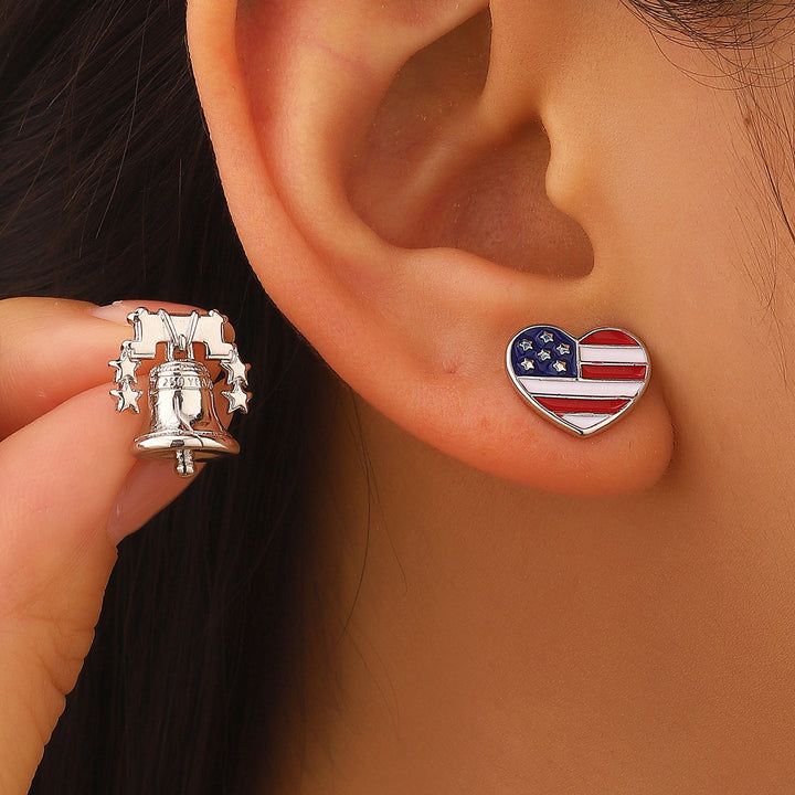 Women's unusual star-rose acrylic earrings with feather-light wearing comfort and fishhook closure Bowlift