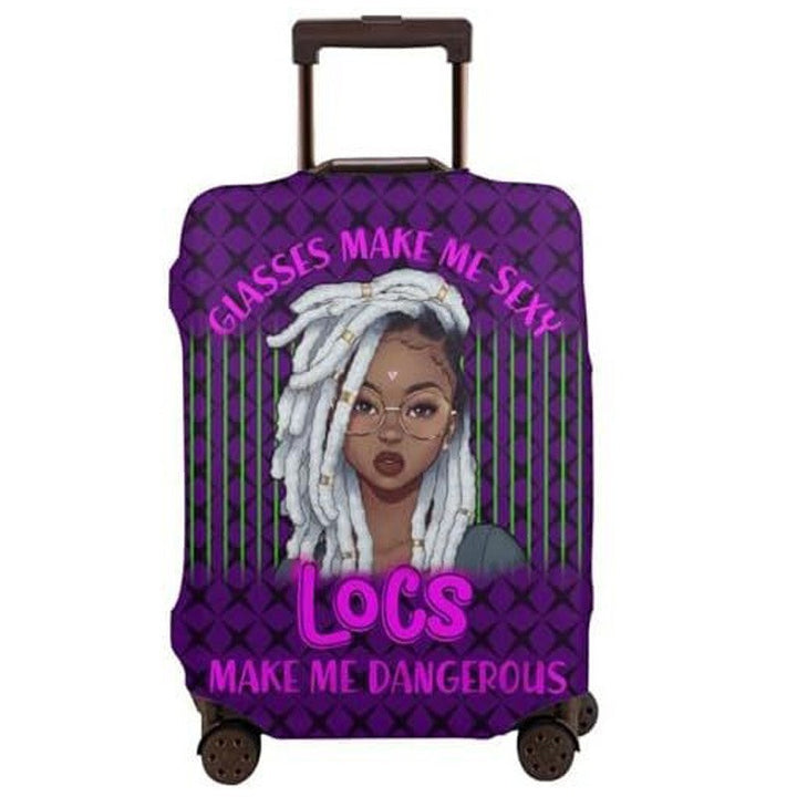Women's hard-shell suitcase with unique skull and rose design Bowlift
