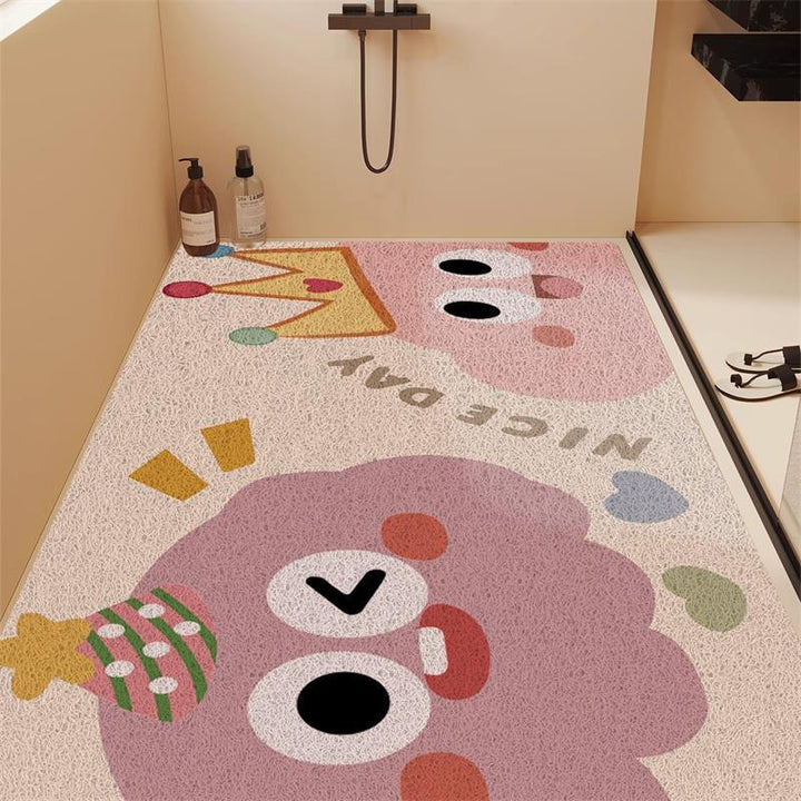 Fun Dinosaur-Themed Bathroom Mat Bowlift