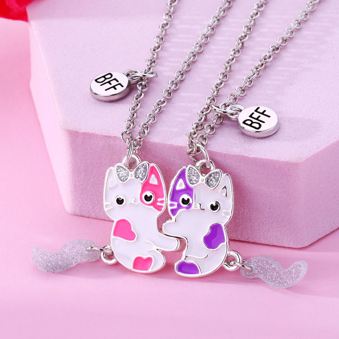 Friendship Cat Charm Necklace Bowlift