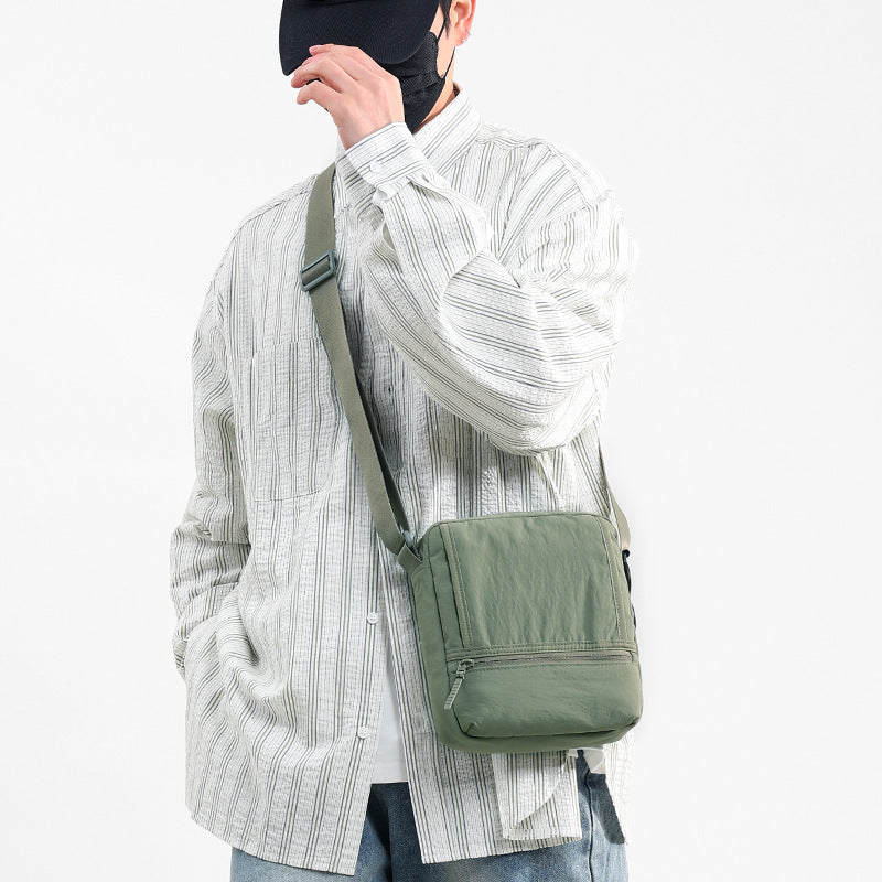 Lightweight Multi-Pocket Crossbody Messenger Bag Bowlift
