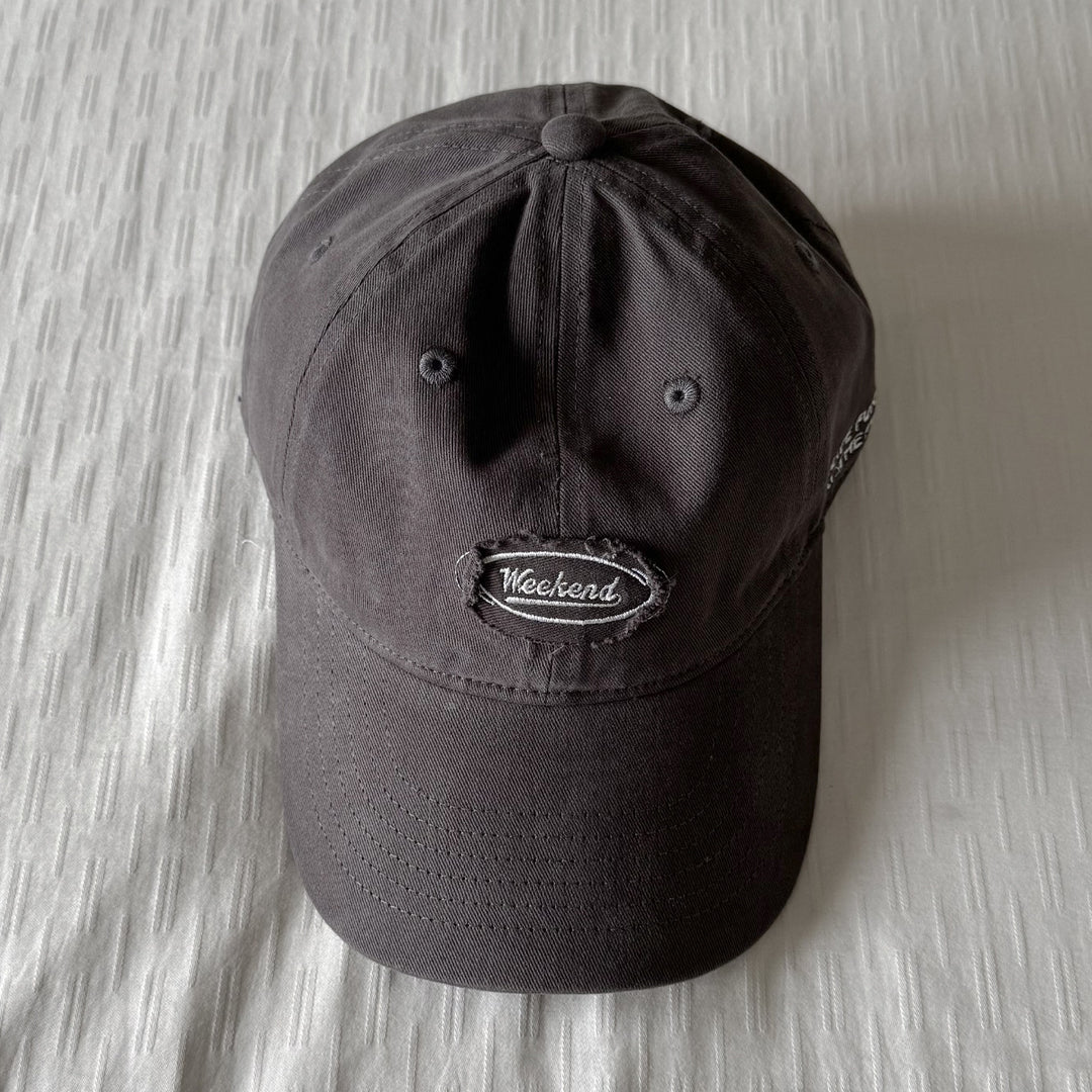 Men's Casual Distressed Baseball Cap Bowlift