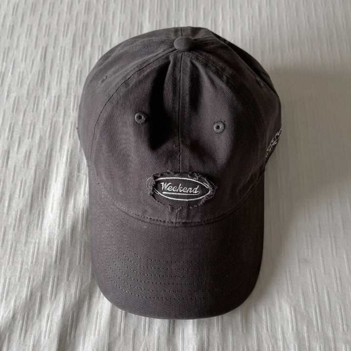 Men's Casual Distressed Baseball Cap Bowlift