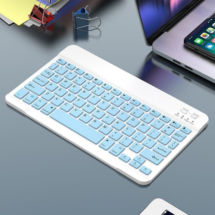 Compact Wireless Multimedia Keyboard Bowlift