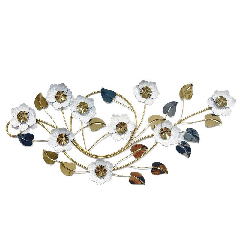 Floral Metal Wall Art Decor Bowlift