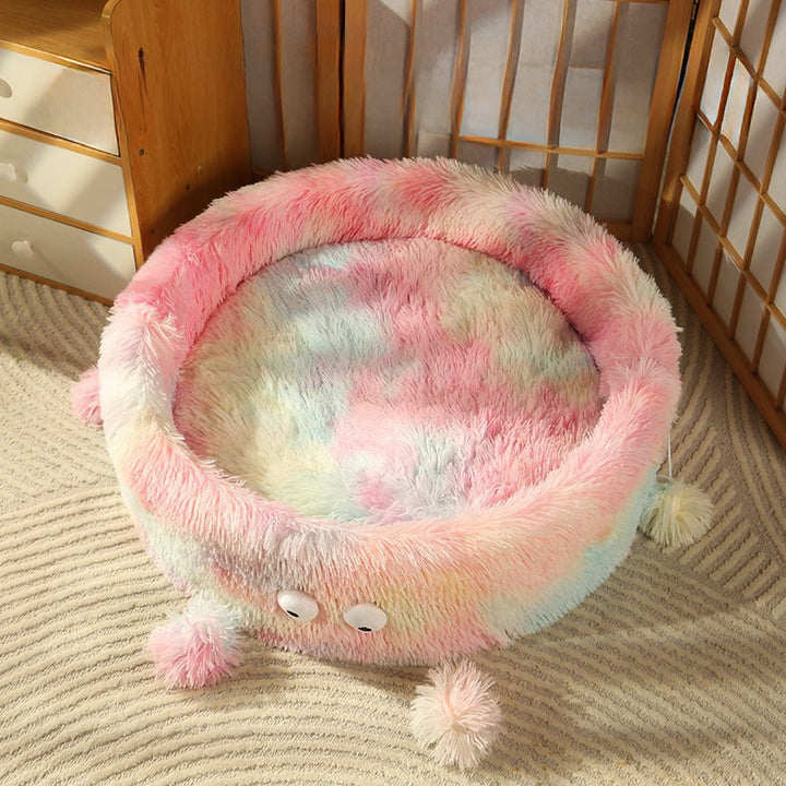 Cute Plush Dog Bed