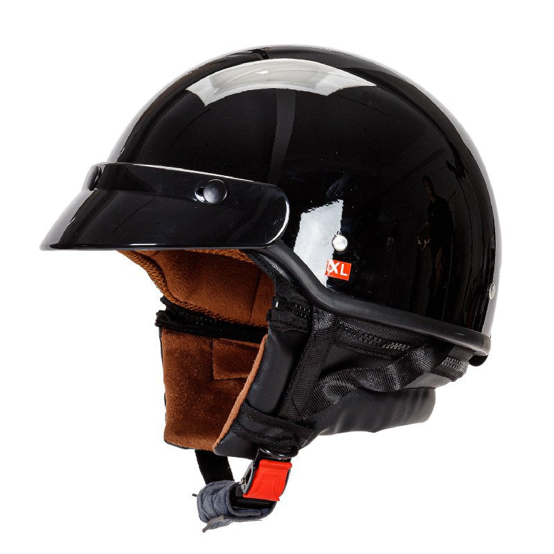 Classic Half-Helmet Motorcycle Gear Bowlift