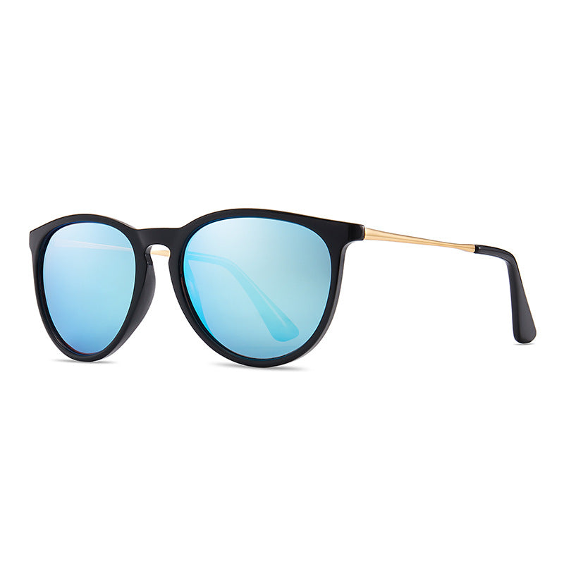 Women's fashionable and elegant sunglasses with high-quality plastic frame and mirrored lenses Bowlift