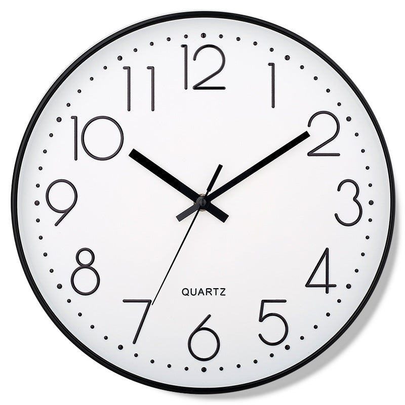 Minimalist Modern Silent Quartz Wall Clock Bowlift