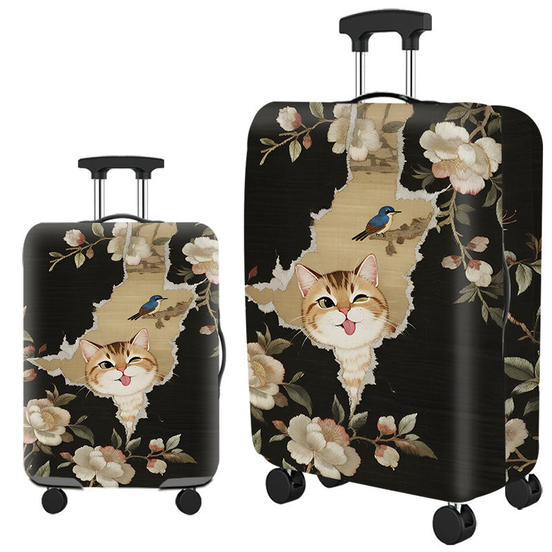 Unisex Hard-shell Suitcase with Playful Hedgehog Design Bowlift