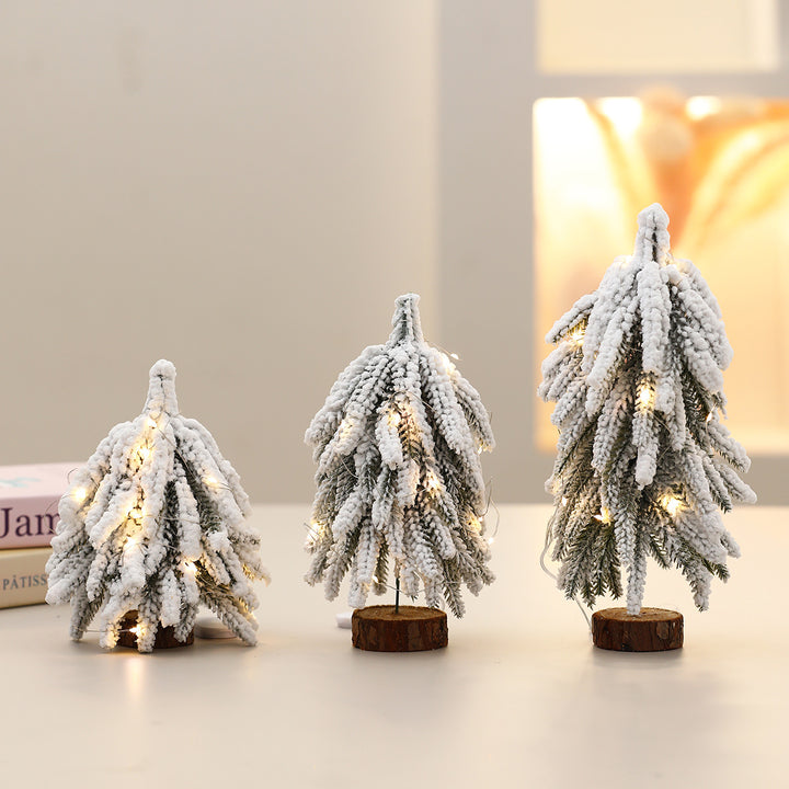 Illuminated Miniature Christmas Tree Decorations Bowlift