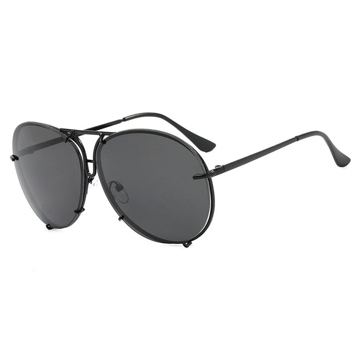 Ladies' flight sunglasses with stylish metal frame and UV protection Bowlift