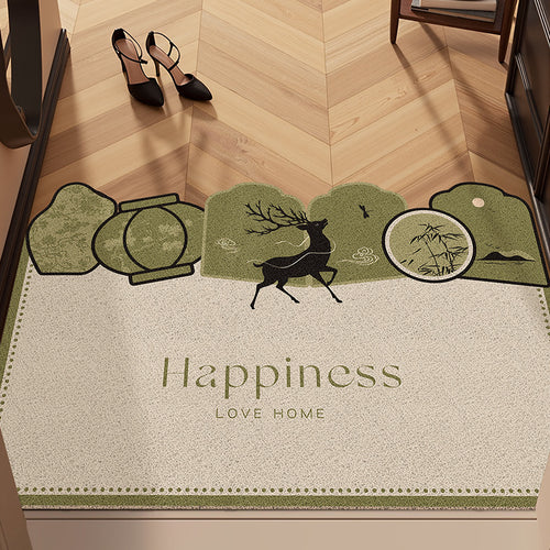 Decorative Nature-Themed Area Mat