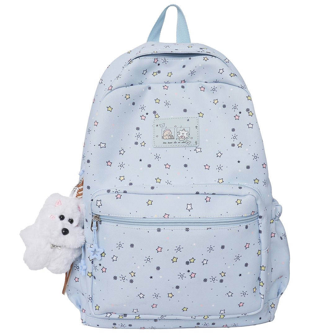 Fun Starry Print Backpack Bowlift