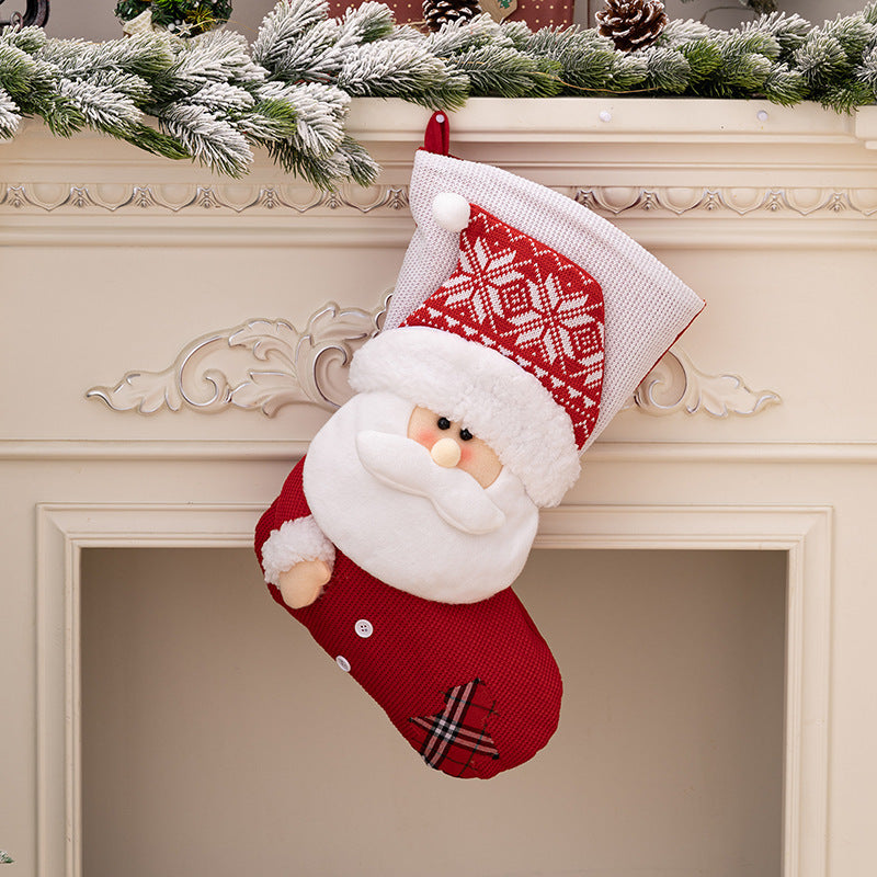 Festive Christmas stocking with nostalgic design Bowlift