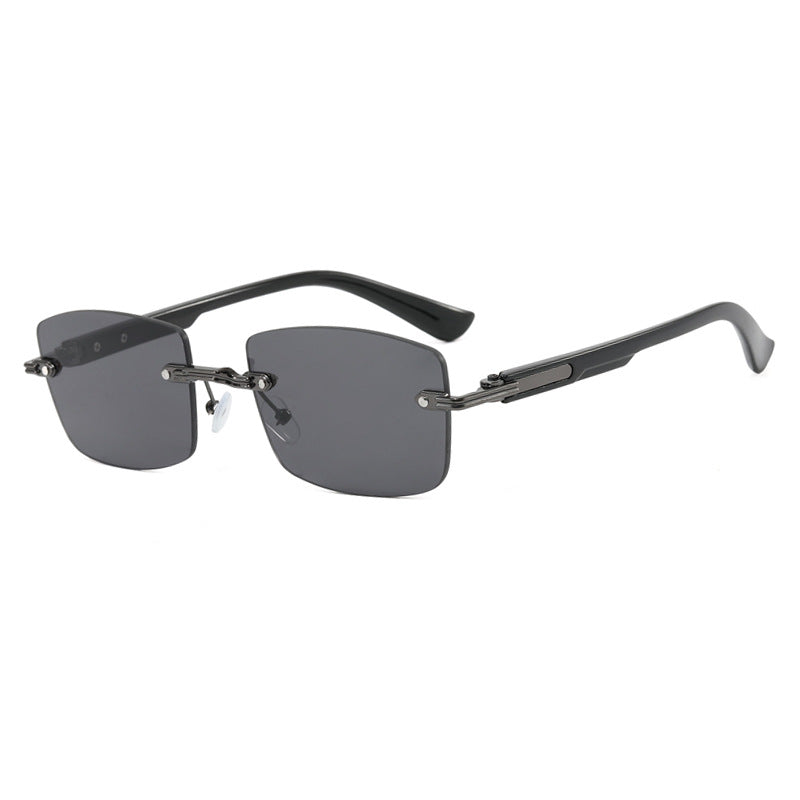 Women square sunglasses with wooden frame and gradient lenses Bowlift