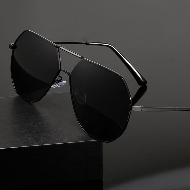 Fashionable Hexagonal Sunglasses Bowlift