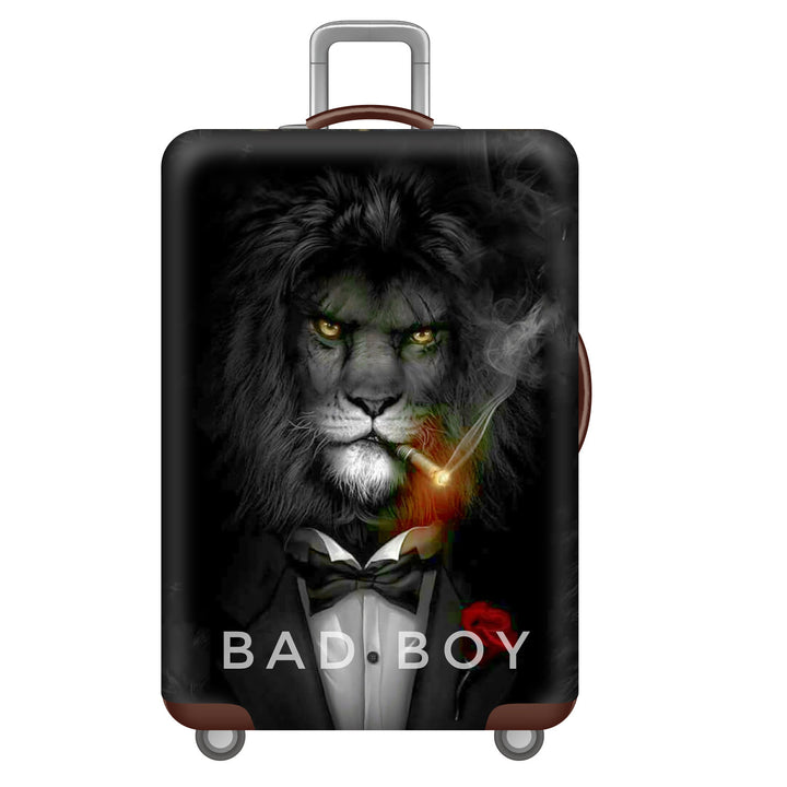 Unisex Hard-shell Travel Suitcase with Funny Panda Design Bowlift