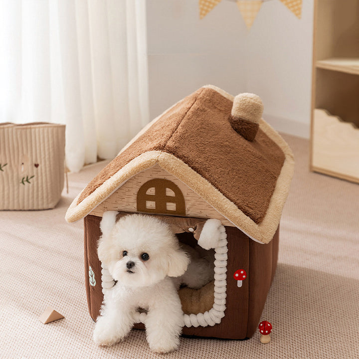 Cozy Plush Dog Bed
