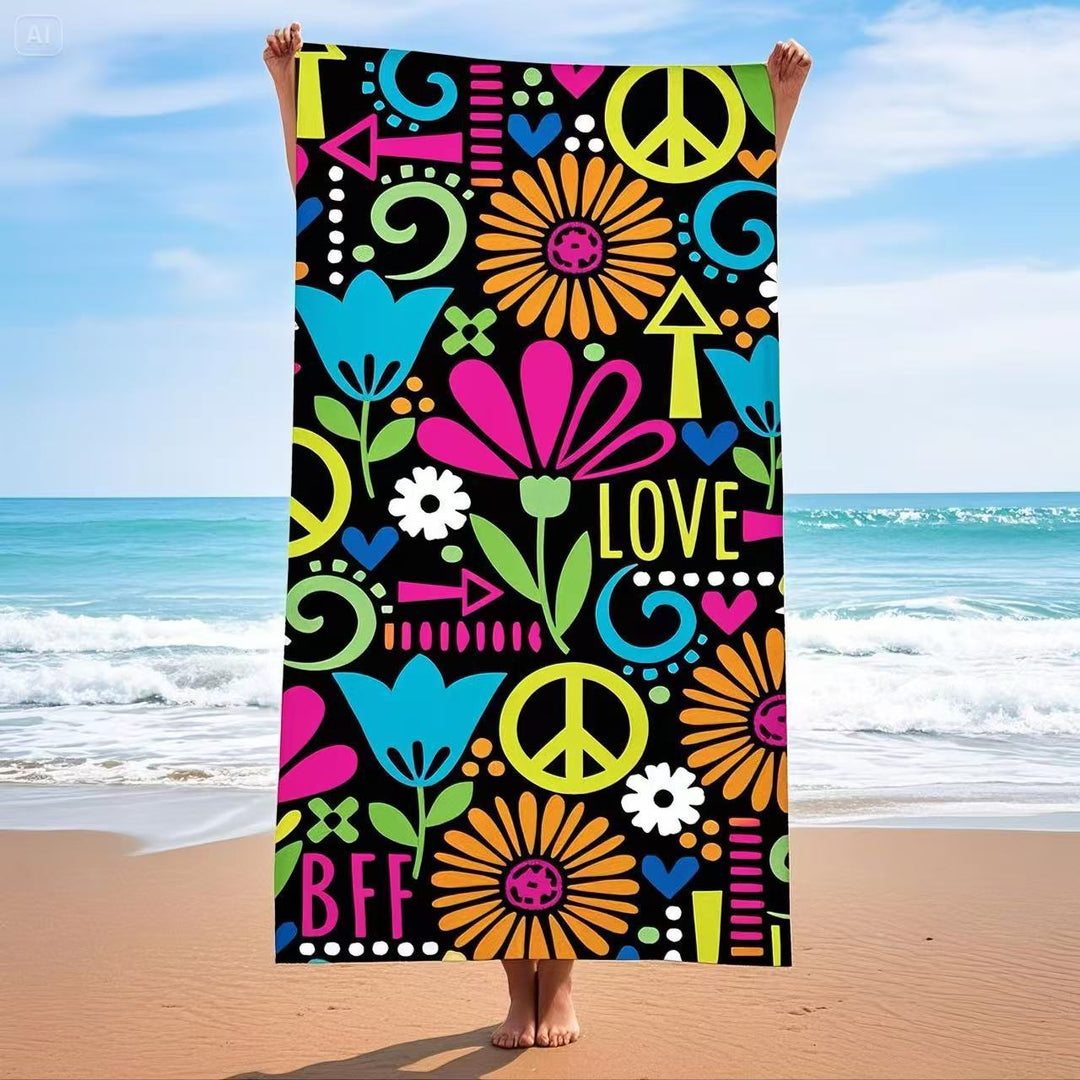Tropical Paradise Beach Towel Bowlift