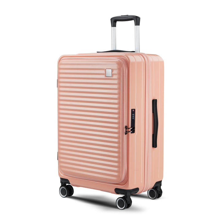 Unisex Durable Hard Shell Spinner Suitcase Bowlift