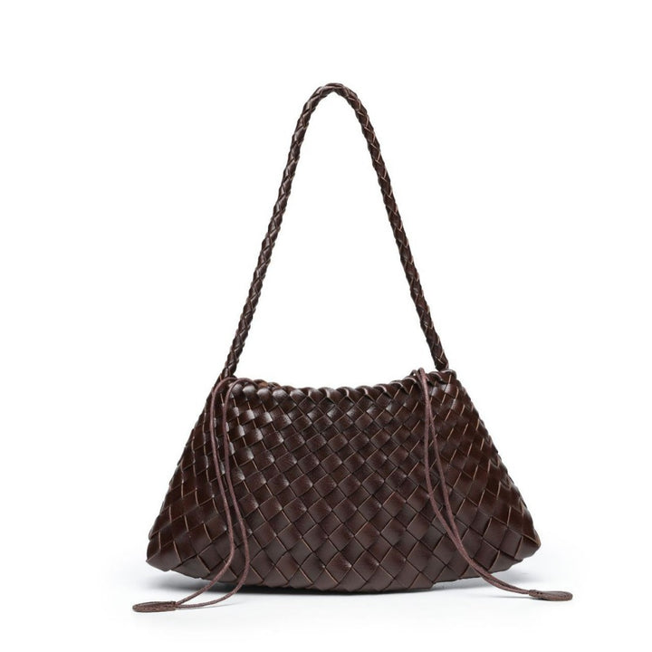 Textured Woven Shoulder Bag Bowlift