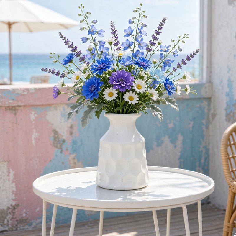 Honeycomb Textured Decorative Vase Bowlift