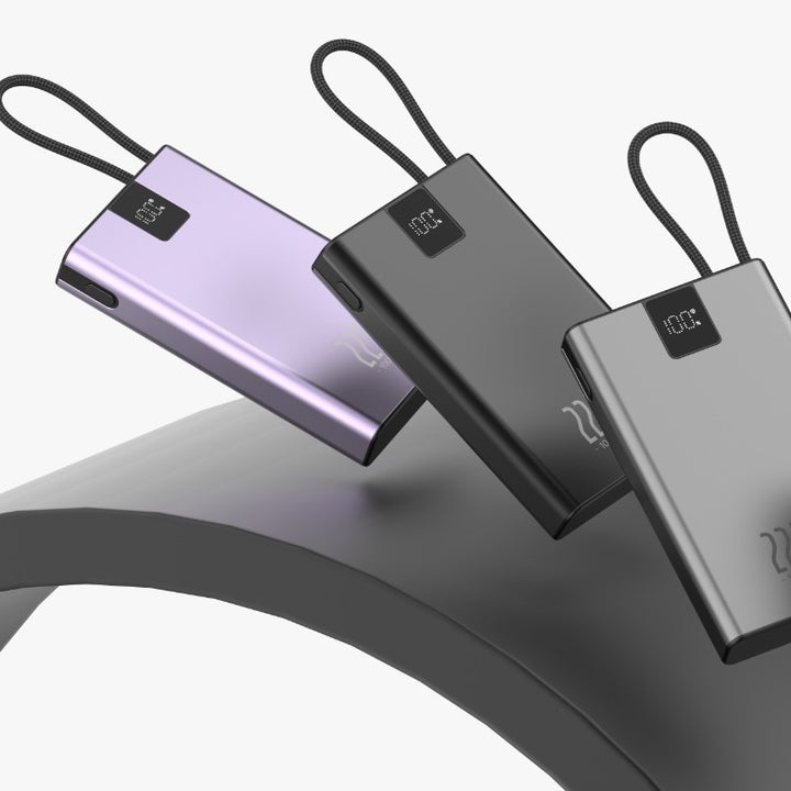 Portable high-performance power bank with smart charging display and USB-C connection Bowlift