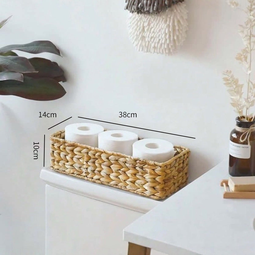 Woven Bathroom Storage Basket Bowlift