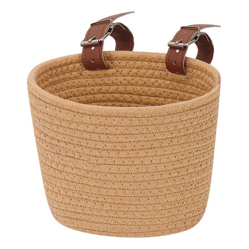 Decorative Woven Storage Tote Bowlift