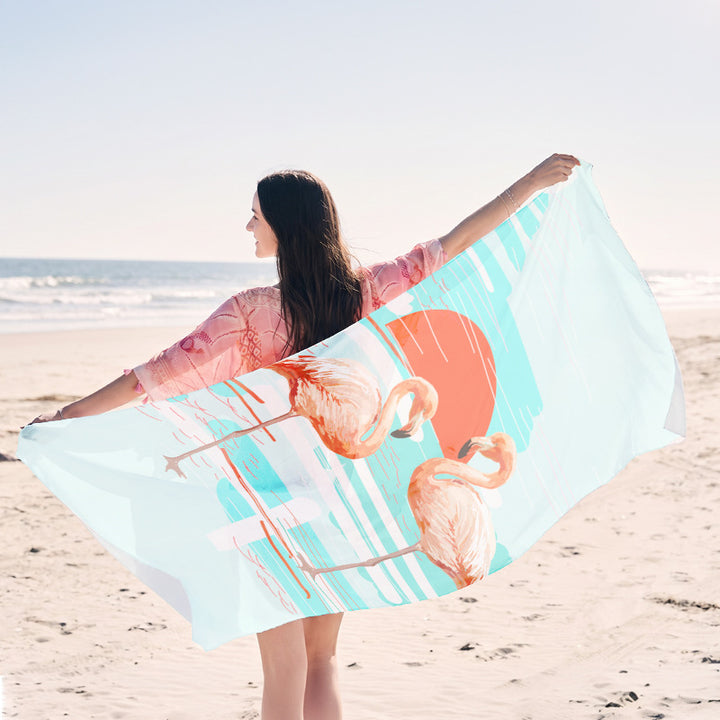 Beach towel in elegant jellyfish design Bowlift