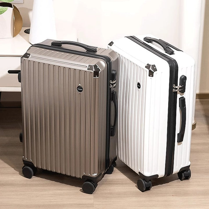 Unisex Textured Hard-Shell Carry-On Suitcase Bowlift