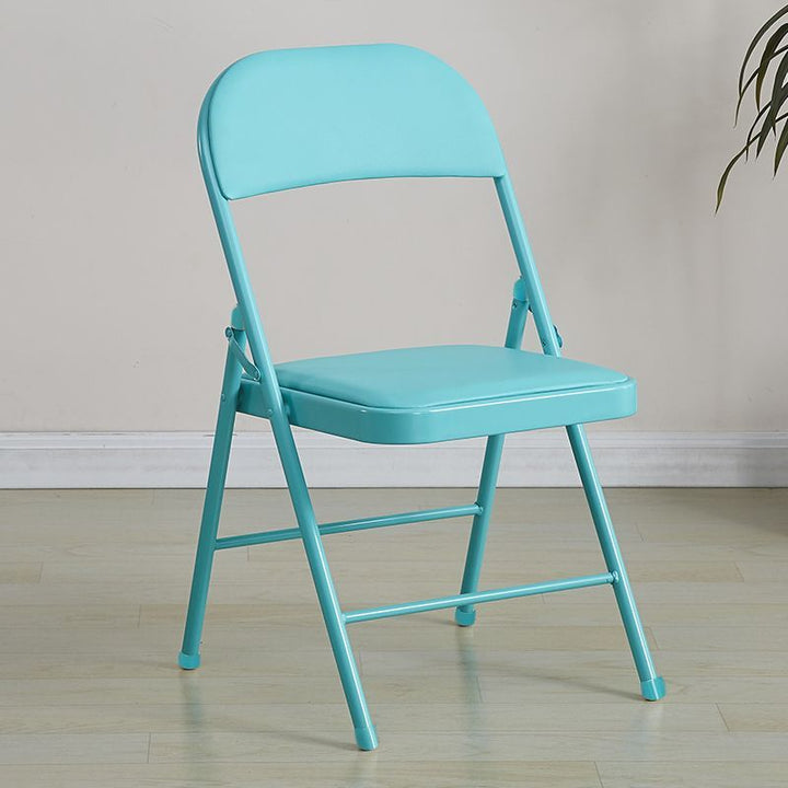 Folding chair with ergonomic design and PU upholstery Bowlift