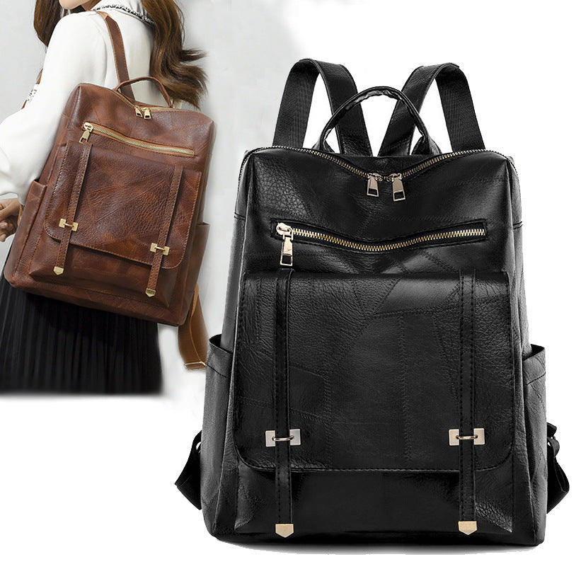 Leather Backpack Bowlift