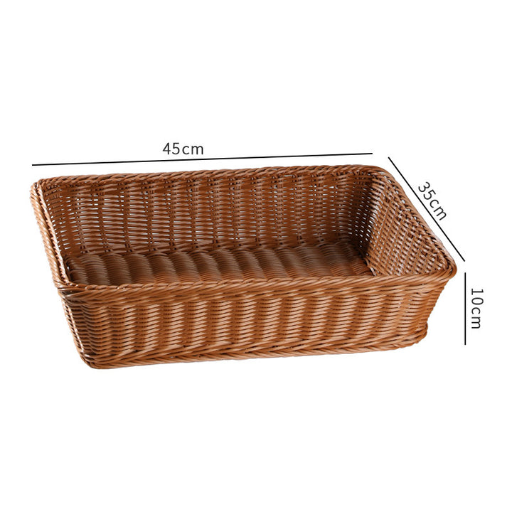 Handwoven Rustic Storage Basket with Ergonomic Design Bowlift