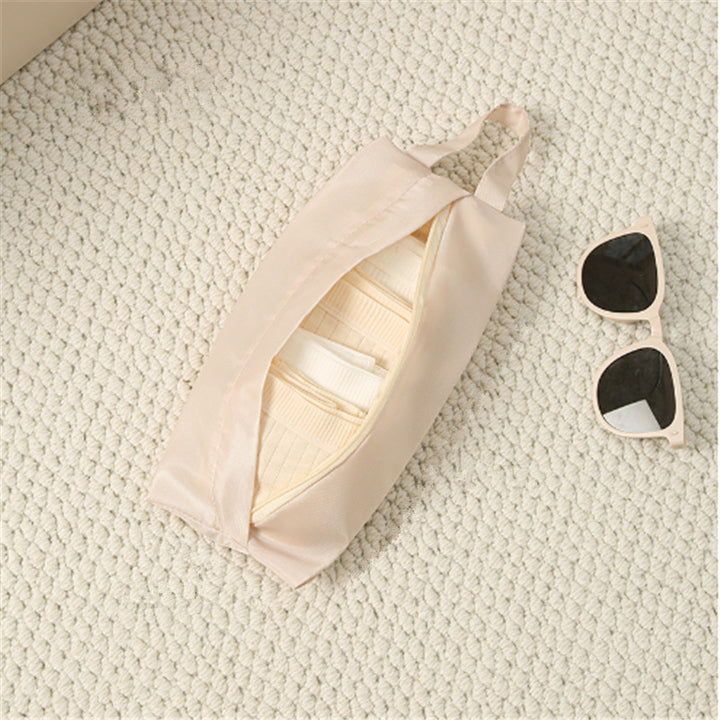 Multi-Compartment Travel Cosmetic Bag Bowlift